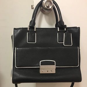 Black And White Michael Kors Tote